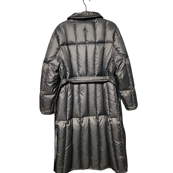 JAYWEAR ORIGINALS Coat Womens Medium Gray Long Puffer Quilted Winter Vintage 90s - Picture 7 of 10